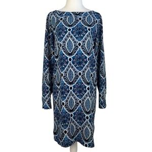 LOFT RETRO PRINTED SHIFT DRESS